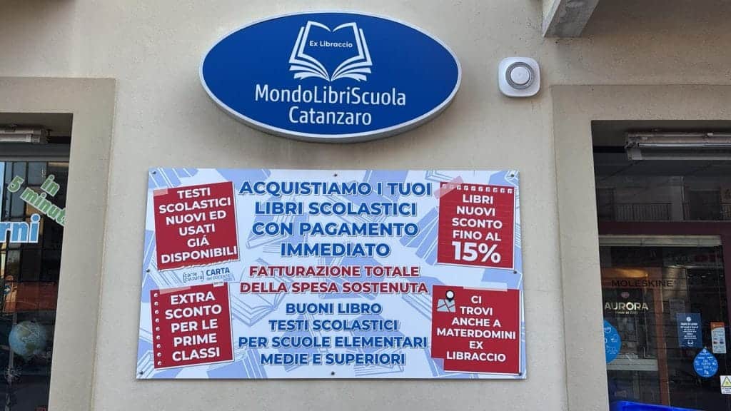 pannello sconti e informazioni negozio